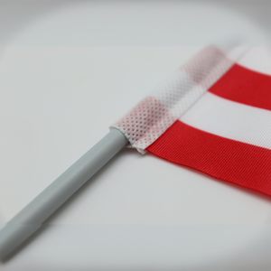 Lot de 10 drapeaux américains personnalisés imprimés numériquement en coton, en plastique et en soie pour l'assurance automobile et l'éducation - Product Image 4
