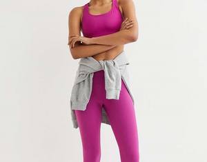 Women's Plus Size Sports Bra Breathable Quick Dry High <b>Support</b> Front Logo Yoga Gym Fitness Wear at Reasonable Price - Product Image 4