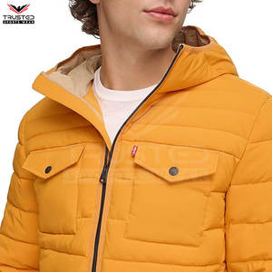 Chaqueta de Plumón Formal con Revestimiento de Lona, Nueva Llegada, Personalizable, Impermeable, Transpirable, Talla Grande para Hombre - Product Image 6