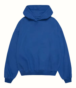 OEM fabrication de haute qualité plaine sans ficelle Boxy recadrée sweats à capuche blanc lourd 480 500 GSM coton pull surdimensionné sweat à capuche - Product Image 4