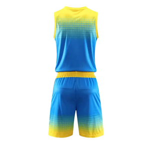 Uniforme de basket-ball pour jeunes avec logo personnalisé, appliqué en twill, broderie de logo, vêtements de sport respirants à séchage rapide, usine OEM, vente en gros en vrac - Product Image 2