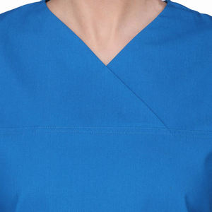 2025 trajes de talla grande para niñas en cómodos uniformes de enfermera sostenibles de color azul para tratamientos de laboratorio hechos en Pakistán - Product Image 6