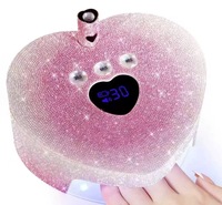 Lampe à ongles UV LED rouge rechargeable Evolisse DL01 2026, marque privée, sans fil, 86W, design diamant arc-en-ciel, nouveau modèle, en plastique