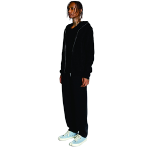 High <b>Level</b> Bamboo Fiber/Cotton Blend Winter Summer Mens Heavyweight Oversized Pullover Hoodie Sweatshirt - Product Image 4