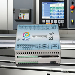 Módulo IO con 8 entradas digitales, 8 puertos de salida digitales e interfaz Ethernet Modbus TCP - Product Image 1