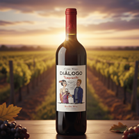 Vin rouge sec Dialogo | 100% Tempranillo |   12% d'alcool |   750 ml |   Vin de variété espagnole