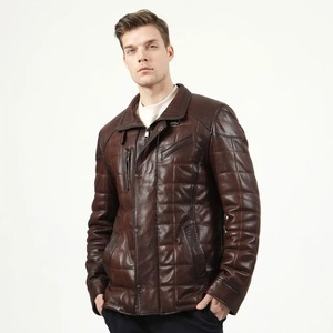 เสื้อแจ็คเก็ตหนังแฟชั่นแจ็กเก็ตหนังปรับแต่งได้ - Product Image 1