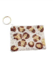 Embroidery and Bead Accent Coin <b>Purse</b> use colour yellow <b>green</b> and blue seed beads for use women and girls by MD HANDICRAFTS - Product Image 2