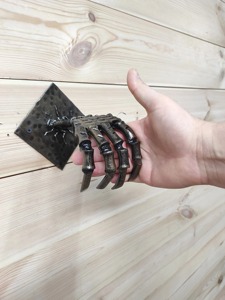 Mango de Metal de diseño manual de terror Acento decorativo de mango largo espeluznante único para puertas Cajones Gabinetes y habitaciones temáticas - Product Image 2