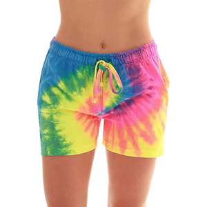 Pantalones cortos de algodón informales para mujer de calidad superior, cierre de cintura elástica, tamaño cómodo, tela de poliéster francés según la demanda del cliente - Product Image 4