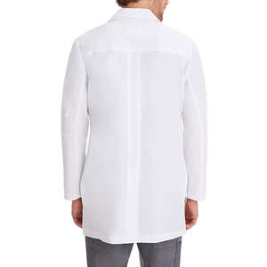 Meilleures ventes : Ensemble de blouses d'hôpital longues en coton tricoté de haute qualité avec logo personnalisé pour hommes et unisexe, pour laboratoire de détection d'aiguilles - Product Image 2