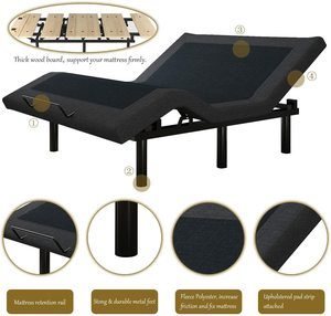 Sommier de lit motorisé rembourré et réglable, taille Twin XL - Product Image 2
