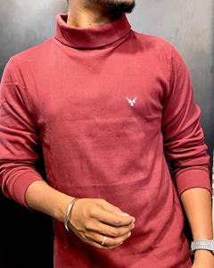 Venta al por mayor de camisetas de algodón 3D de gran tamaño de los hombres de manga completa para el embalaje de la camiseta orgánica de peso pesado 100% Camiseta de algodón - Product Image 3