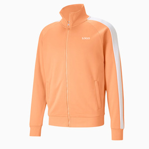 Survêtement pour homme uni, commandes en gros, manches longues, service OEM, vêtements décontractés adaptés à l'hiver, coupe décontractée, fermeture éclair - Product Image 2
