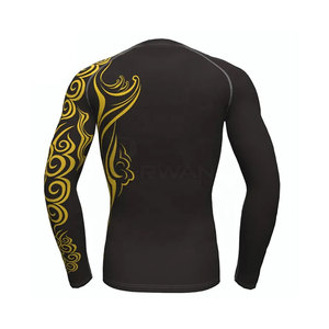 ชุดป้องกันผื่นสำหรับผู้ชายชุดกีฬาแบบสั่งทำพิมพ์โลโก้ตามต้องการ - Product Image 4