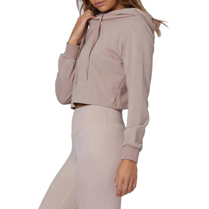 เสื้อฮู้ดแขนยาวสำหรับผู้หญิงเสื้อผ้ากีฬาฟิตเนสแขนยาวพิมพ์ลายแบบผ่าหลังสำหรับฤดูใบไม้ร่วงฤดูหนาว - Product Image 3