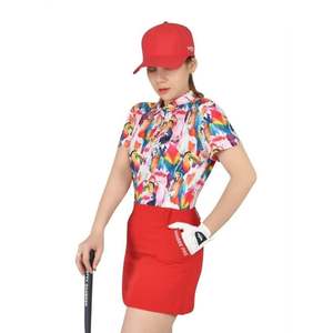Camisetas y Tops de Golf para Mujer Handee, Rojas, 100% Poliéster, de Secado Rápido, Elegantes y con Estilo - Product Image 1