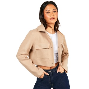 Chaquetas de Invierno para Mujer, 100% Algodón, Corte Regular, Alta Calidad, Múltiples Bolsillos, Diseño con Cuello, Corte Ajustado, Cálidas, Personalizadas - Product Image 5