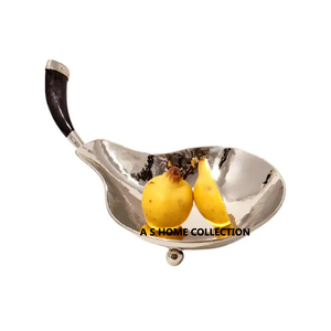 Poire Forme Design Bol Brillant En Aluminium Poli Métal Pour La Maison Hôtel Restaurant Cuisine Décor Fantaisie Bol - Product Image 1