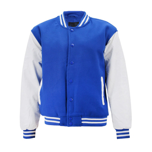 Chaqueta Bomber Universitaria Formal de Camuflaje Personalizada para Hombre, Precio al por Mayor, Diseño Universitario en Blanco - Product Image 6