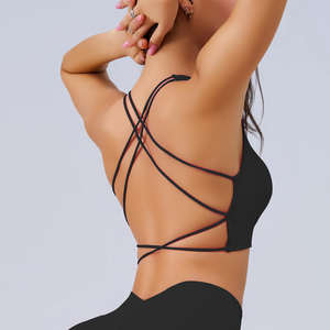 Soutien-gorge de sport respirant push-up pour femme, nouvelle collection, personnalisable, pour la course, la gym et le yoga, impression par sublimation, vente en gros - Product Image 5