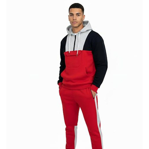 Nuevo Conjunto Deportivo de 2 Piezas para Hombre de Alta Calidad, Sudadera con Cierre de Cremallera y Pantalones Deportivos, Material de Felpa Gruesa, Atuendo de Felpa - Product Image 3