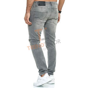 Pantalones Vaqueros para Hombre, Estilo de Pierna Recta con Material Flexible para Comodidad Diaria y Movimiento, Pantalones Vaqueros Casuales y Elegantes para Hombre - Product Image 6