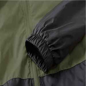 Manteau matelassé pour hommes avec broderie et fermeture à glissière sur le devant 100% vêtements d'extérieur en nylon grande taille pour la marche à la mode - Product Image 4