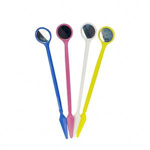 Miroirs buccaux jetables pour instruments dentaires Miroirs buccaux dentaires en plastique coloré OEM Vente en gros - Product Image 2