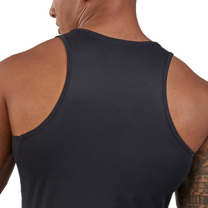 Plain Color Men's Fitness Training Wear <b>Vests</b> Gym Fitness Workout Cotton Polyester Made <b>Stringer</b> Tank Top Male - Product Image 6