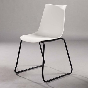High Quality Multi-Color Minimalist Design Plastic <b>Dining</b> <b>Chair</b> STAME21 with Iron Legs Stackable Feature - Product Image 4