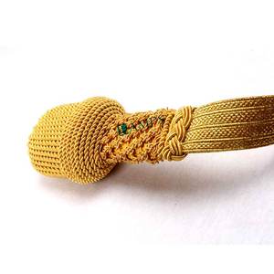 OEM-nudos de punto de sable dorado con cordón dorado, uniforme, venta al por mayor, nudos de alambre de sable paquistaní - Product Image 2