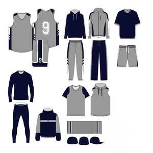 Kit d'uniforme de basket-ball OEM maillot d'équipe professionnelle et short impression personnalisée ensemble de vêtements de jeu en polyester évacuant l'humidité - Product Image 5