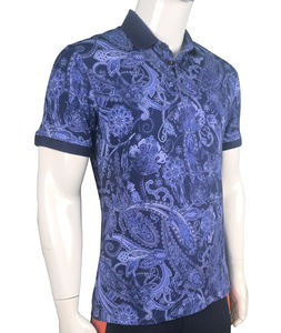 Premium 98% coton et 2% élastique impression numérique conception personnalisée polos en jersey unique de haute qualité du fournisseur BD - Product Image 3