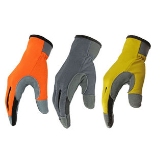 Gants de mécanicien antichoc personnalisés en gros cuir synthétique coton construction travail gants de sécurité outils à main antidérapants impact - Product Image 2