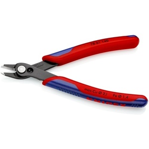 คีมตัดข้างอิเล็กทรอนิกส์ KNIPEX Super-Knips ขนาด 140 มม. ปลายเฉียง ไม่มีเหล็กกล้าเครื่องมือ คีมขัดเงา - Product Image 4