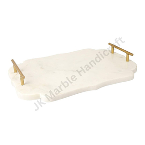 2024 vente chaude petit plateau en marbre pour table basse une pièce décorative et fonctionnelle pour votre maison à vendre - Product Image 1