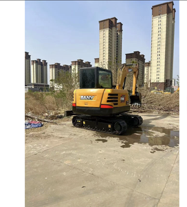 Excavadoras Usadas Sanys SY60C en Buen Estado, 6 Toneladas, 5 Toneladas, Mini Excavadora Pequeña, Pocas Horas, Mejor Precio, con Certificación CE, en Venta - Product Image 4