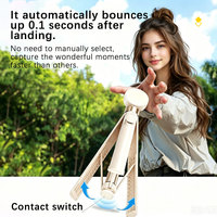 Tongkat Selfie Magnetik Dua Sisi 1.7M Bluetooth Tripod Otomatis Tersembunyi Penjepit Ponsel Baru