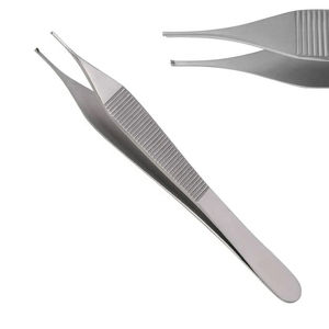 Qnq คีมคีบเนื้อเยื่อไมโครแอดสันขนาด12ซม. 15ซม. เครื่องมือพื้นฐานสำหรับใช้ในการผ่าตัดทำจากสเตนเลส - Product Image 2