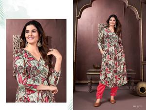 Conjunto indio pakistaní étnico Anarkali Salwar Kameez totalmente cosido rayón algodón estilo Sexy mayorista indio bodas fiestas - Product Image 5