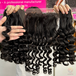 ชุดผมหยิกบริสุทธิ์ธรรมชาติการต่อผมเวียดนามดิบจากกลุ่มผมมนุษย์หยิกเวียดนามสําหรับราคาโรงงาน - Product Image 3