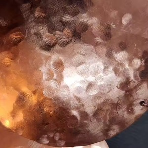 Elegant Handcrafted Traditional <b>Copper</b> Earrings High Quality Customizable Size Circle Disc Domed Round Unique Design - Product Image 3