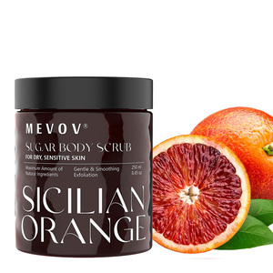 <span class=keywords><strong>Gommage</strong></span> corporel au sucre à marque privée avec exfoliation douce et adoucissante, soin corporel à l'orange sicilienne - Product Image 1