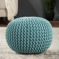 Pouf en jute marocain fait à la main pouf en macramé repose-pieds moderne décor à la maison cadeau Saint-Valentin