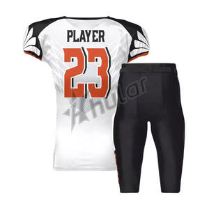 Nouvelle arrivée USA ensembles de vêtements de sport personnalisés en gros équipes maillot de football américain respirant sublimation impression logo brodé - Product Image 2