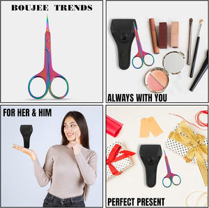 Vaslcare Ciseaux de beauté multi-usages pour cuticules Faux cils Cheveux Toilettage Manucure Pédicure Ciseaux à cuticules manuels - Product Image 6