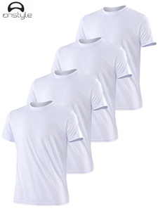 Lots de 5 T-shirts pour hommes en gros, 100% coton, tissu tricoté - Product Image 5