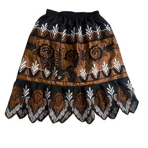 Haute qualité femmes imprimé taille Midi jupe entièrement personnalisable conceptions brodé coton été imprimé Animal hiver en gros - Product Image 2