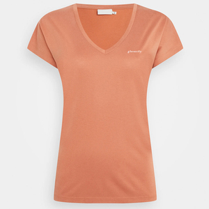 Camiseta básica de cuello redondo para mujer para uso diario hecha con algodón suave de primera calidad para máxima comodidad y estilo de GLOVES City - Product Image 1